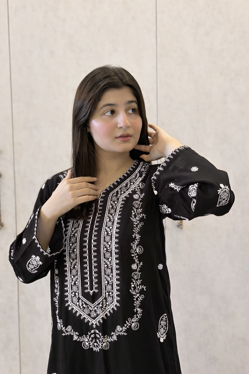 Unstitched Embroidered Lawn – 2 PC