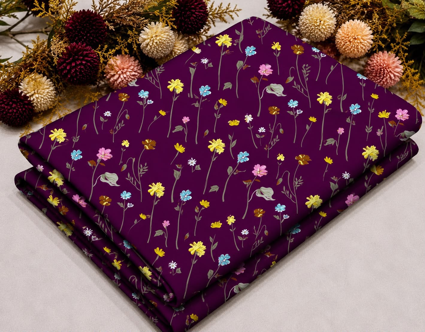 All Over Digital Printed Winter Cotton 2-Piece