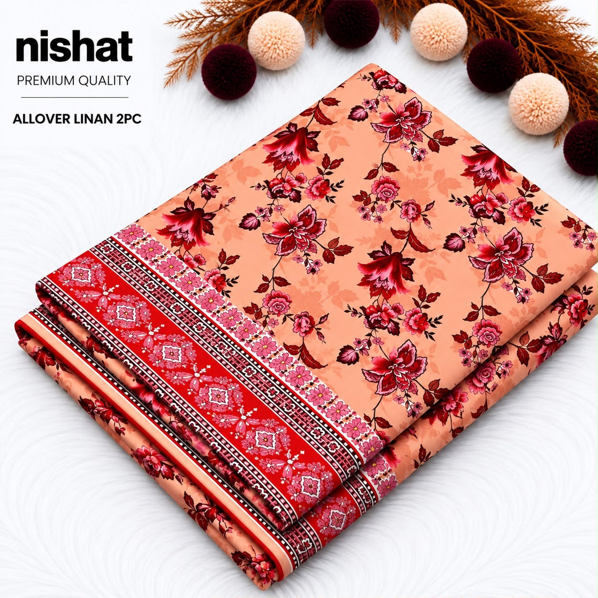 All Over Digital Printed Linan 2-Piece