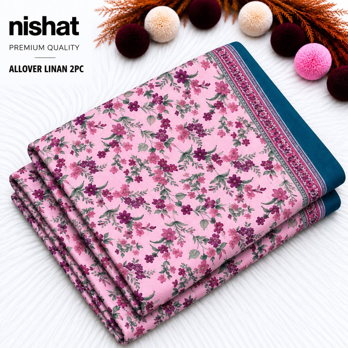All Over Digital Printed Linan 2-Piece