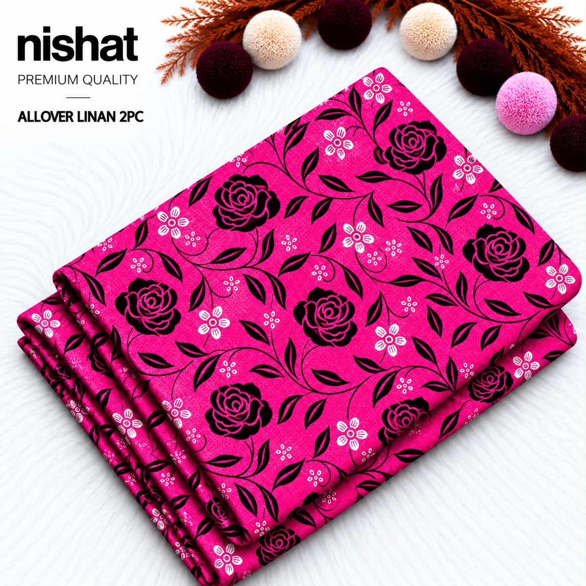 All Over Digital Printed Linan 2-Piece