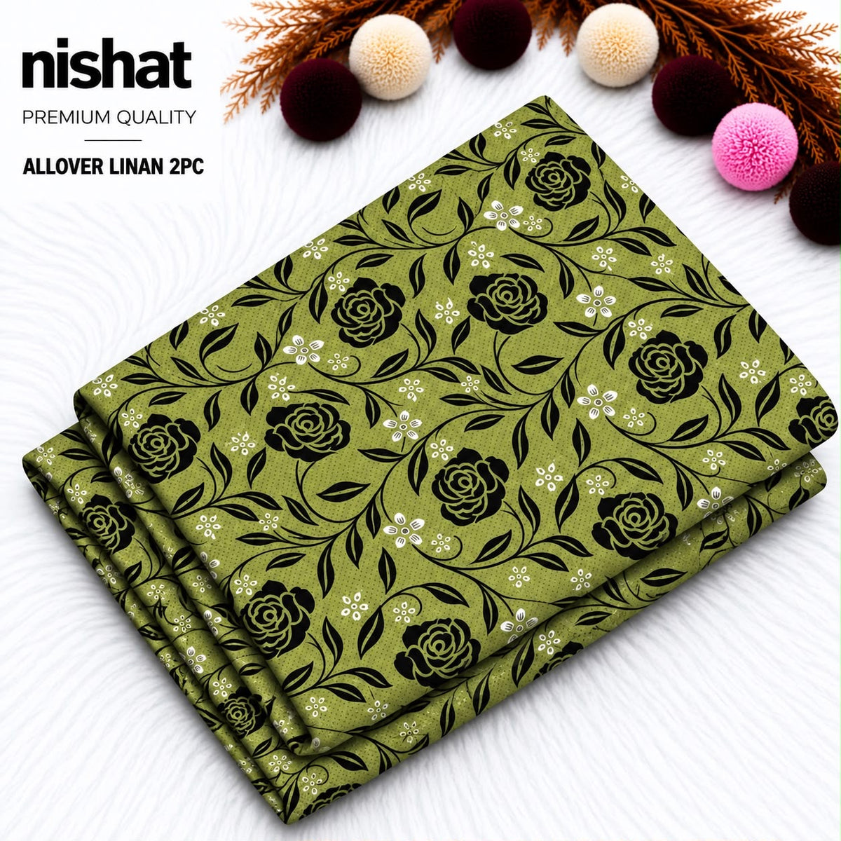 All Over Digital Printed Linan 2-Piece