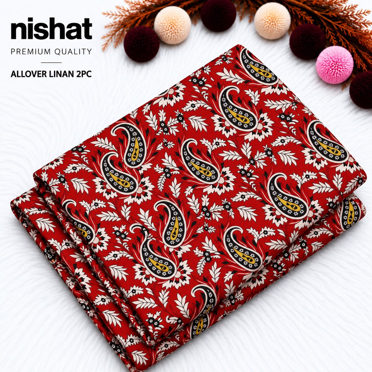All Over Digital Printed Linan 2-Piece