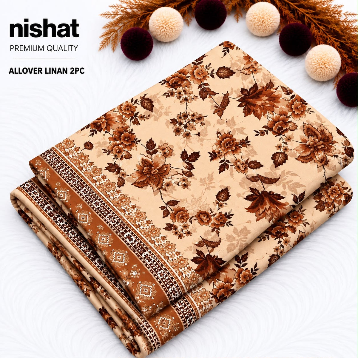 All Over Digital Printed Linan 2-Piece