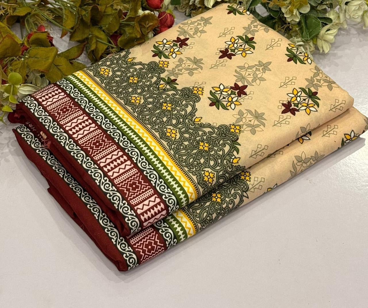 All Over Digital Printed Winter Cotton 2-Piece