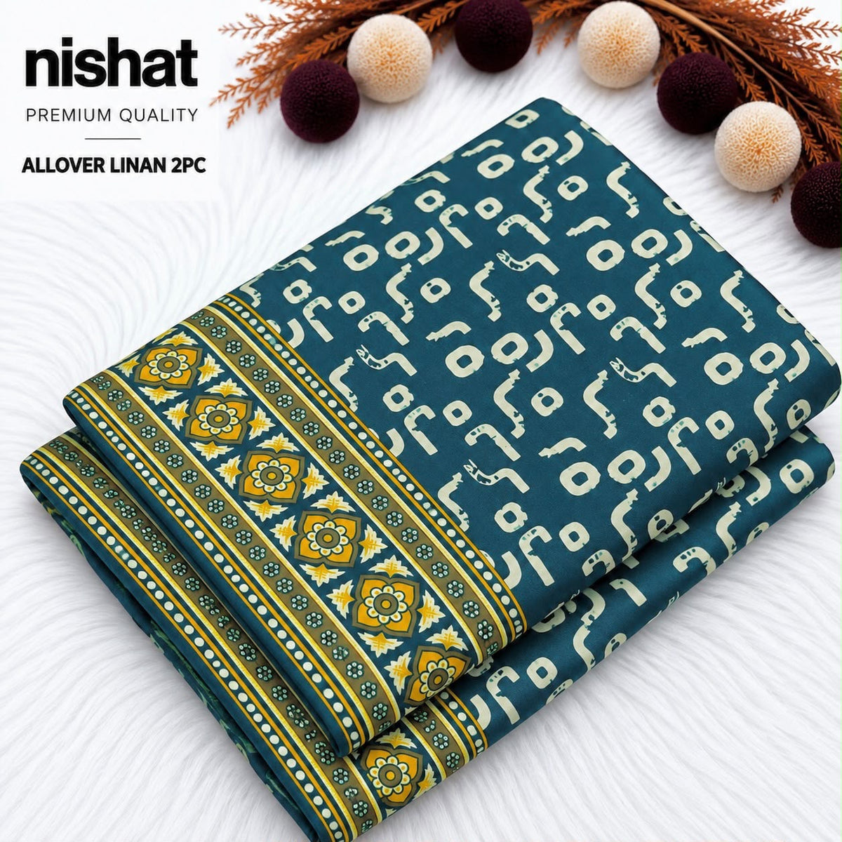All Over Digital Printed Linan 2-Piece