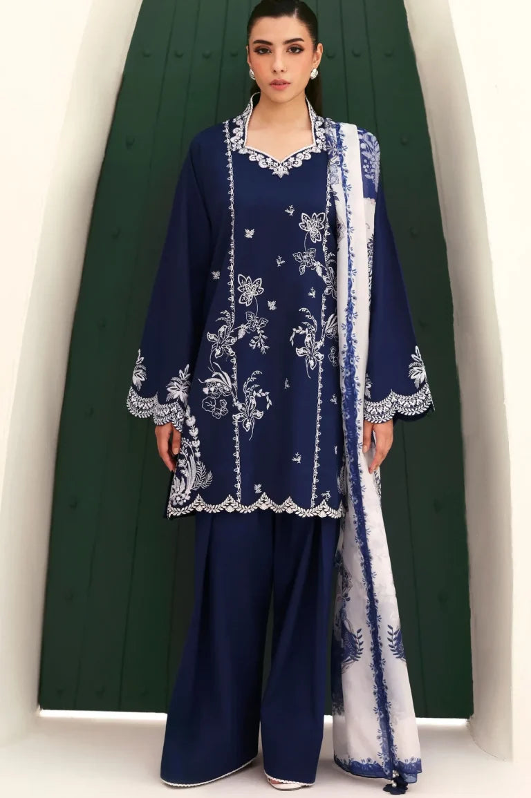 Republic - Unstitched Embroidered Dhanak – 3 PC