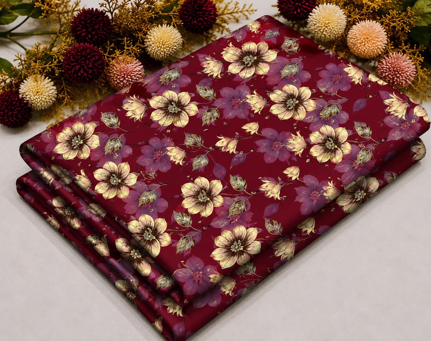All Over Digital Printed Winter Cotton 2-Piece
