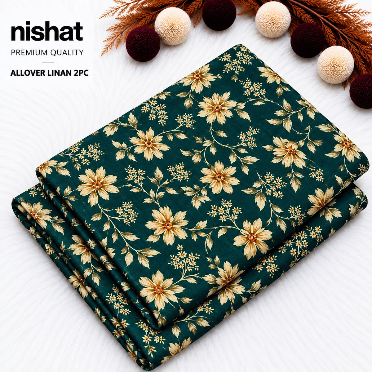 All Over Digital Printed Linan 2-Piece
