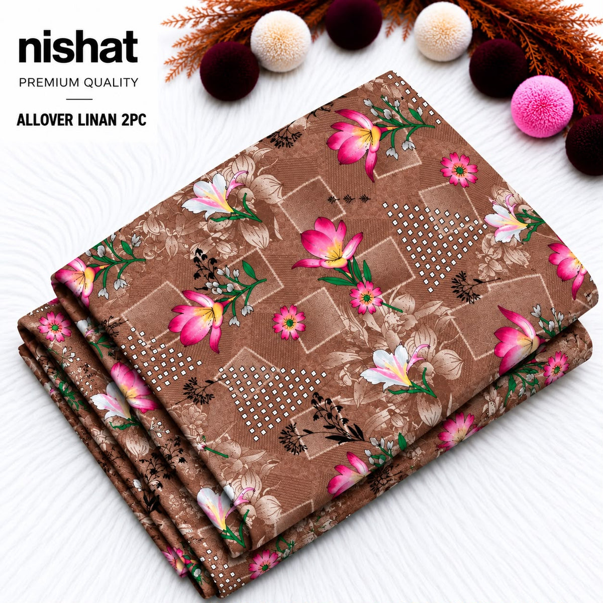 All Over Digital Printed Linan 2-Piece