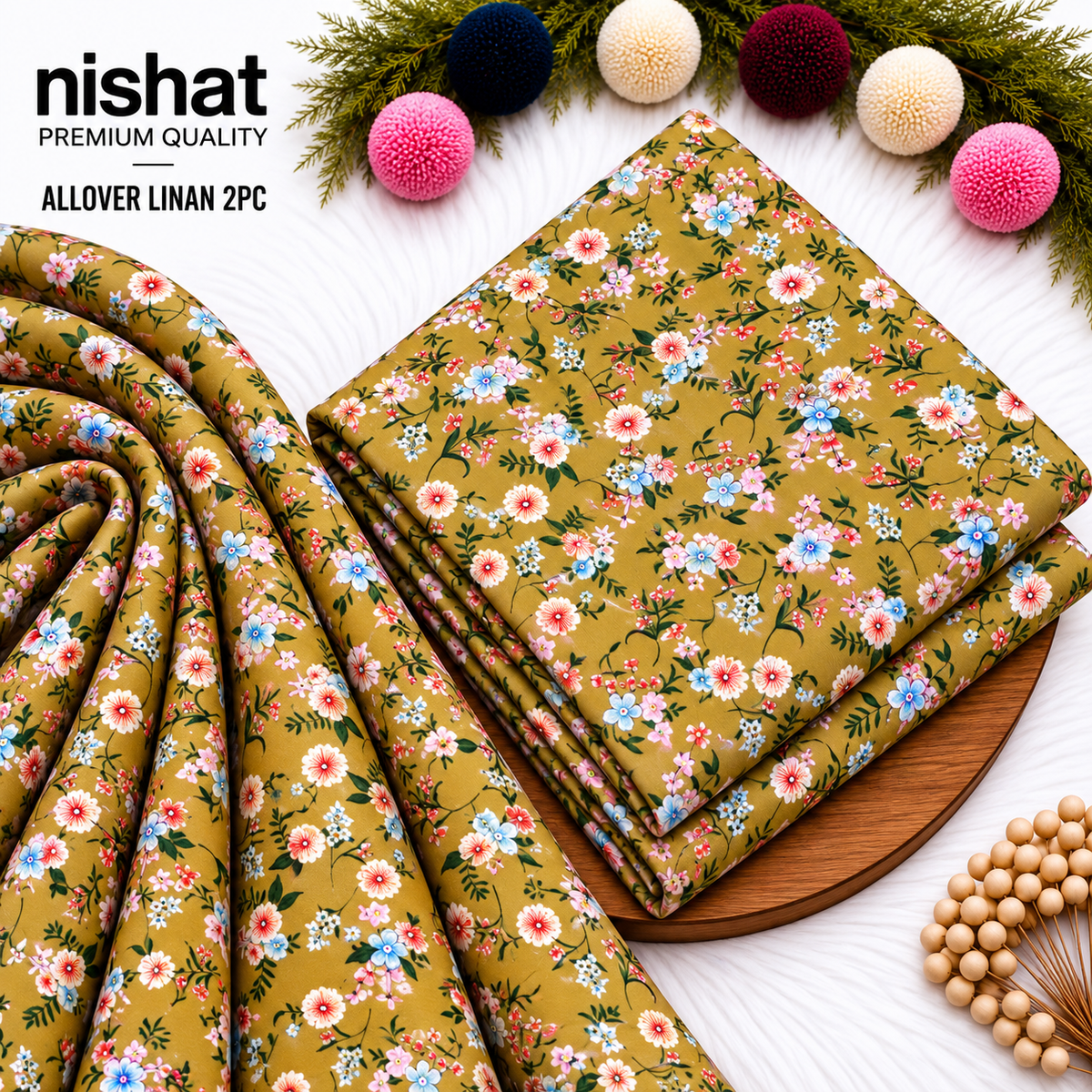 All Over Digital Printed Linan 2-Piece