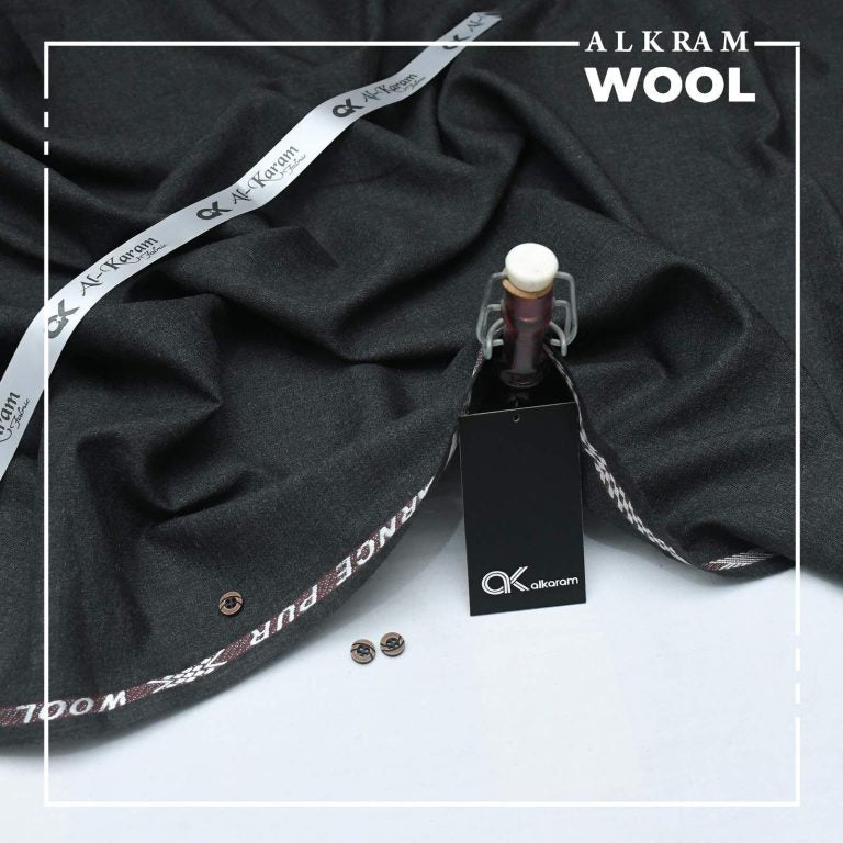 Alkaram Men Wool Unstitched Suit