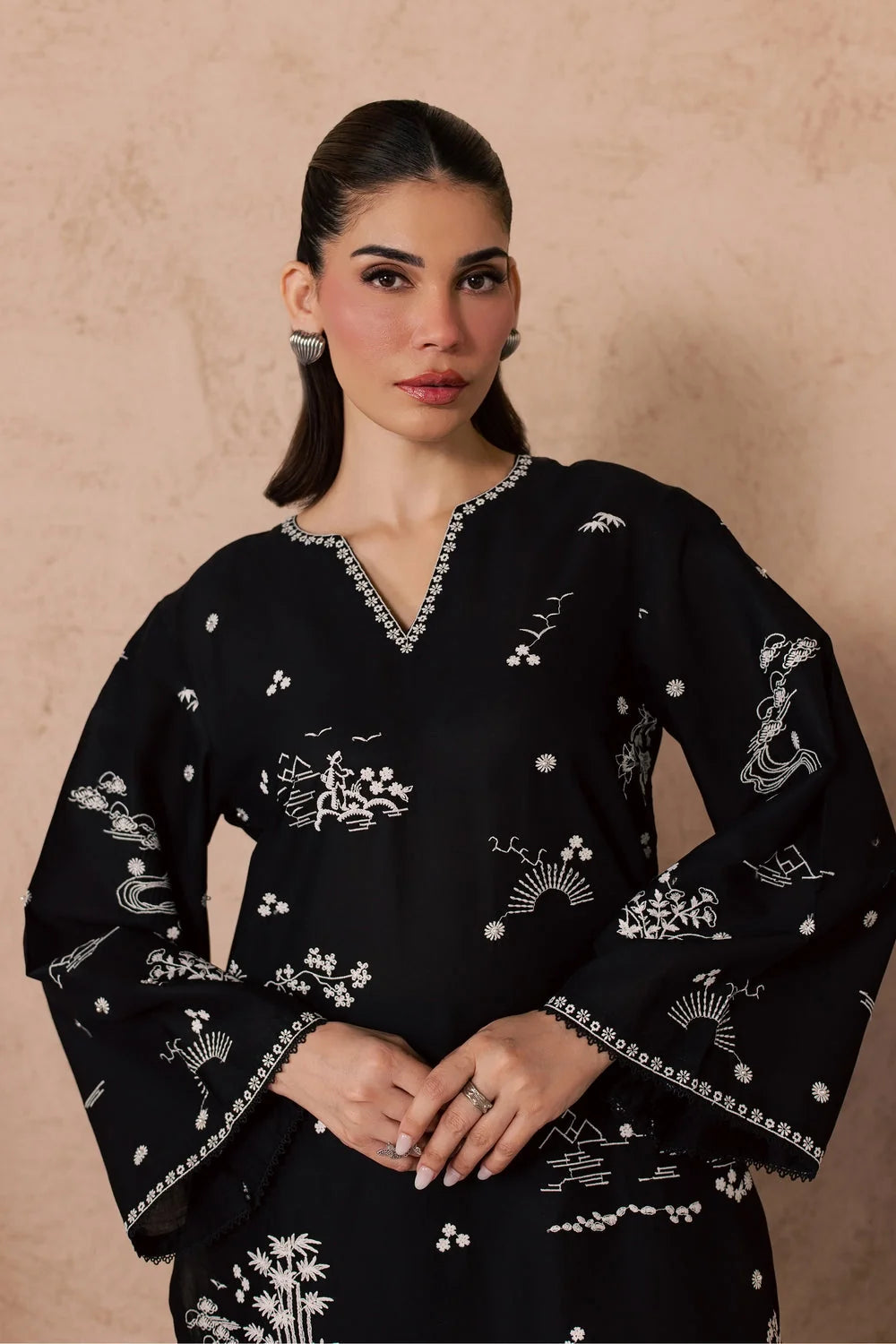 Gulbano - Unstitched Embroidered Dhanak – 2 PC