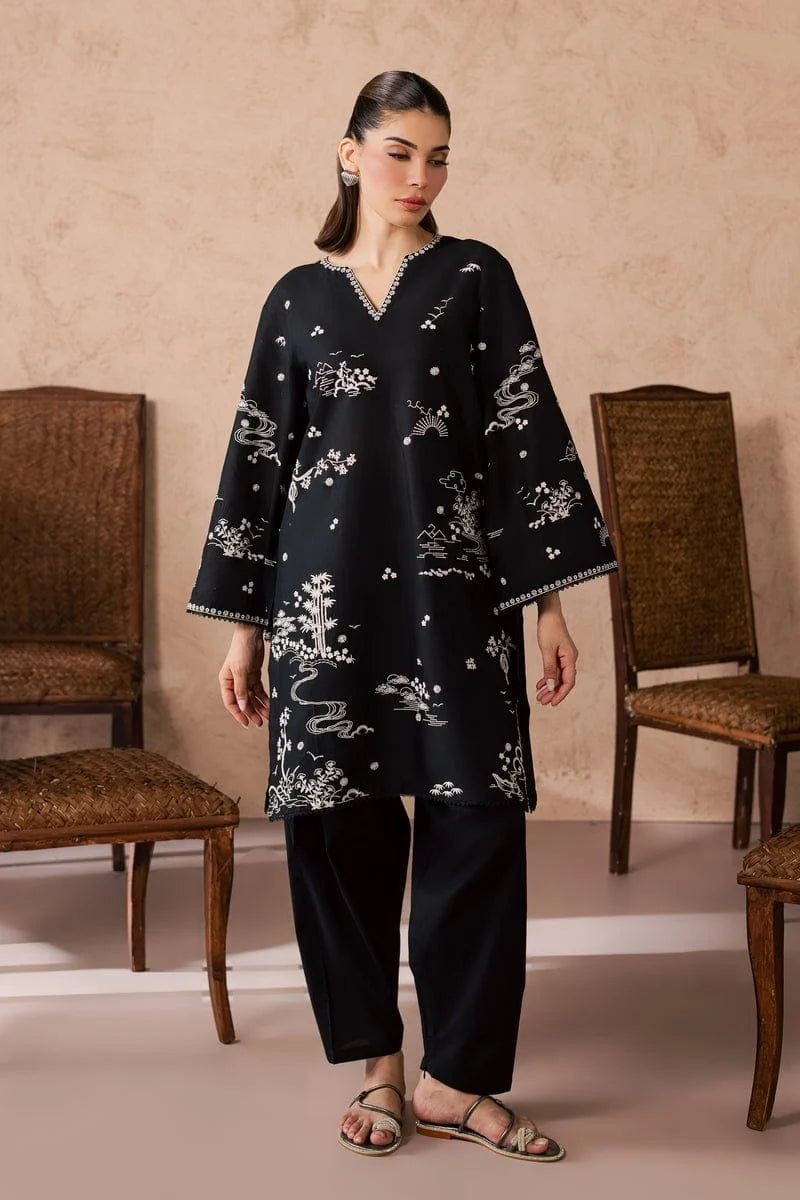 Gulbano - Unstitched Embroidered Dhanak – 2 PC