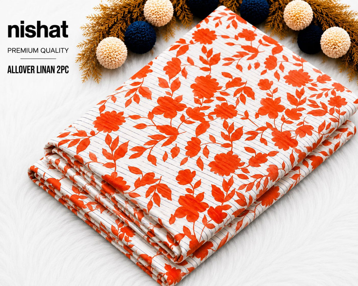 All Over Digital Printed Linan 2-Piece