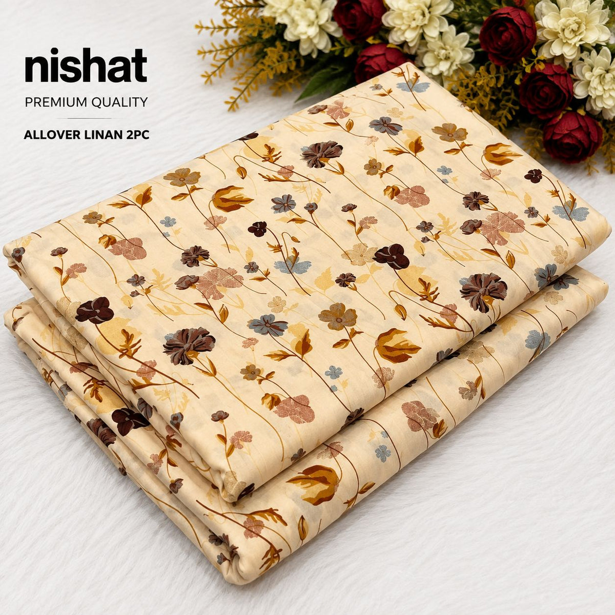 All Over Digital Printed Linan 2-Piece
