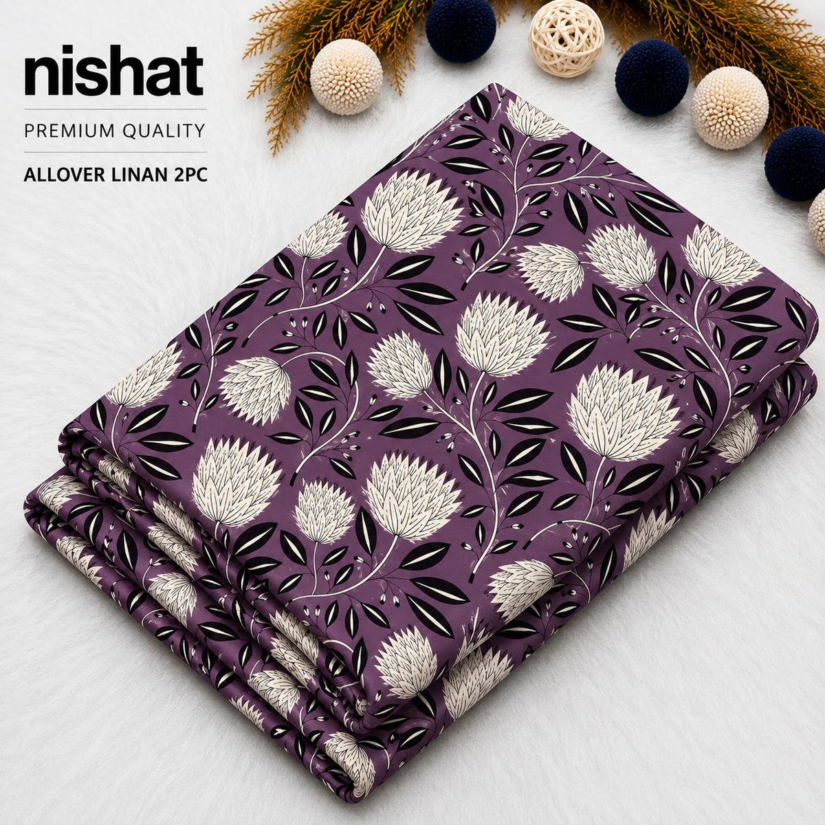 All Over Digital Printed Linan 2-Piece