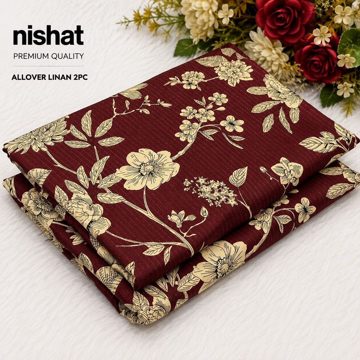 All Over Digital Printed Linan 2-Piece