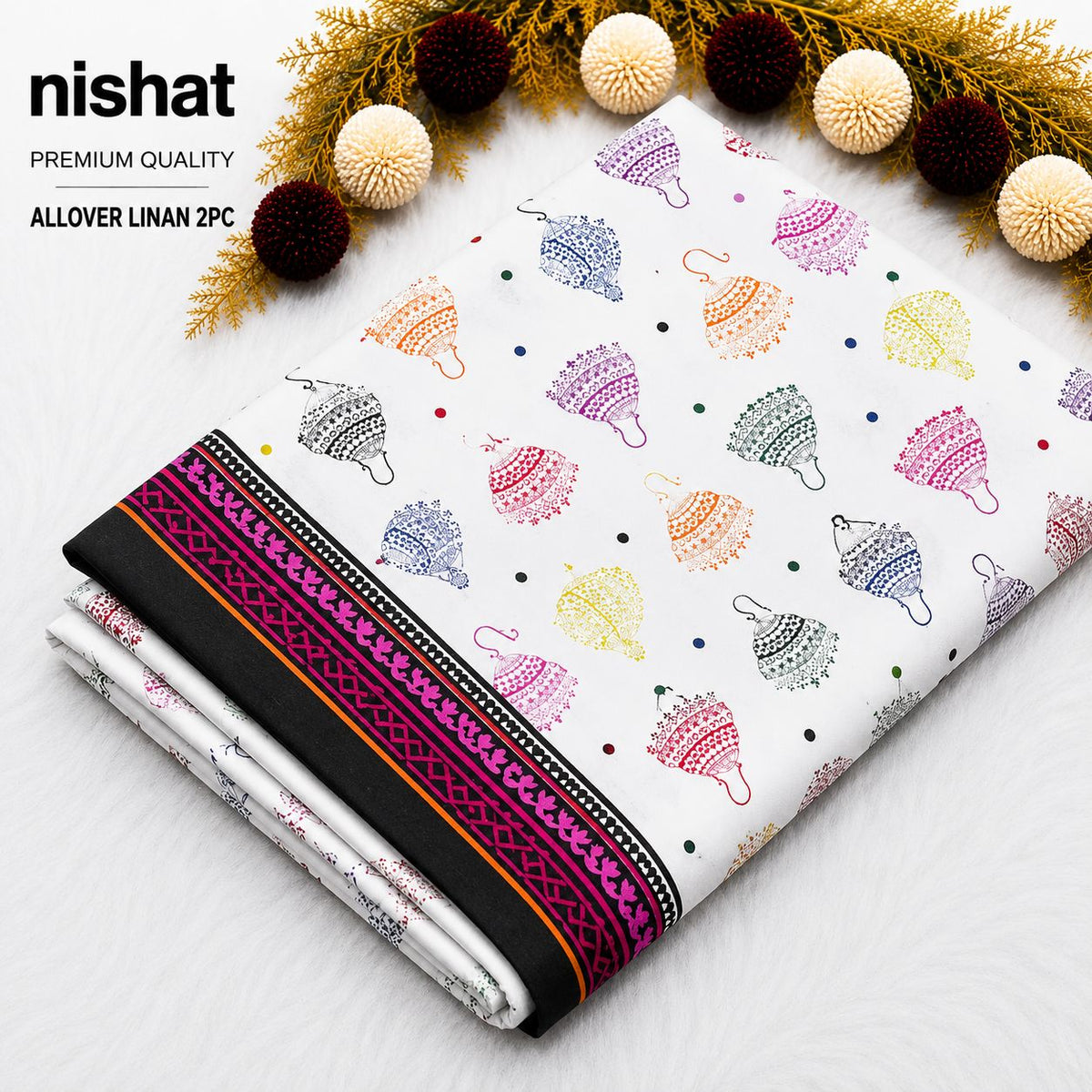 All Over Digital Printed Linan 2-Piece