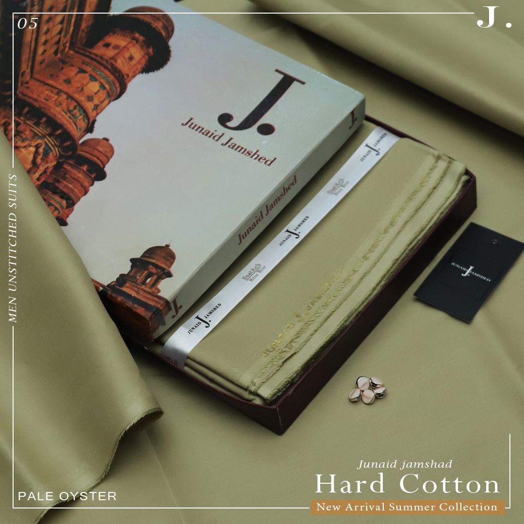 Junaid Jamshed Hard Cotton Men Unstitched Suit