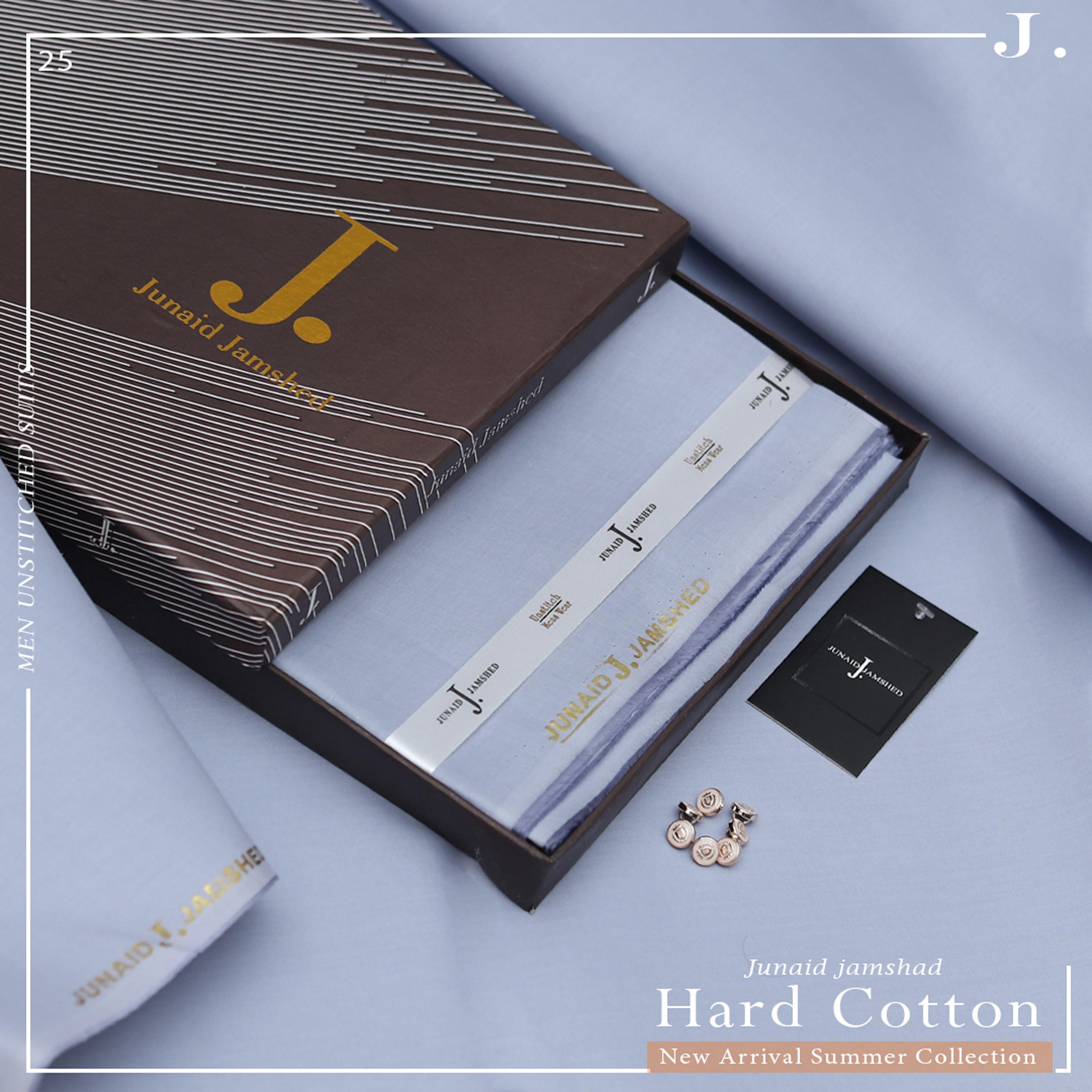 Junaid Jamshed Hard Cotton Men Unstitched Suit