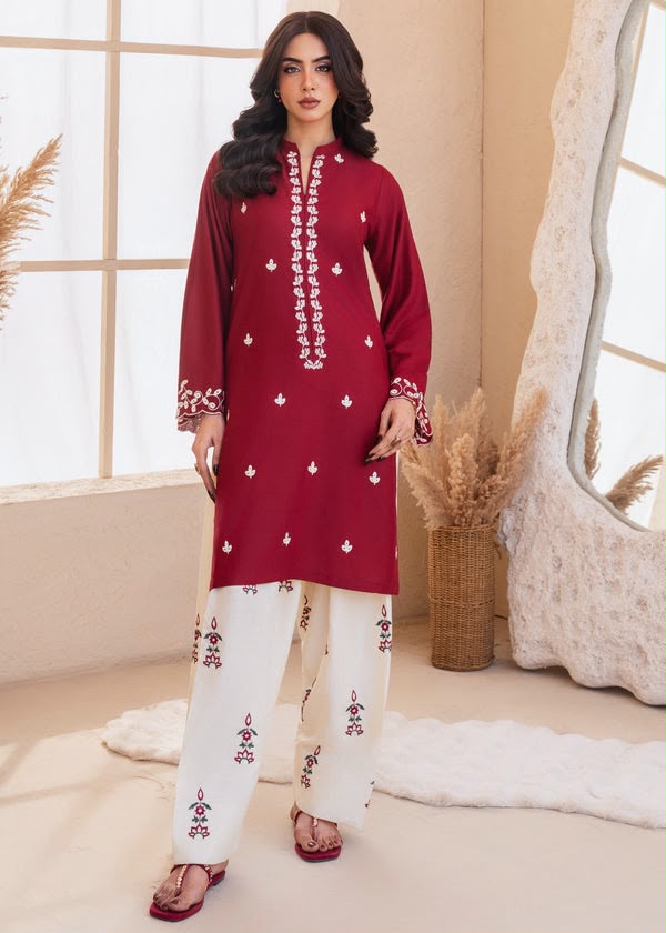Unstitched Embroidered Lawn – 2 PC