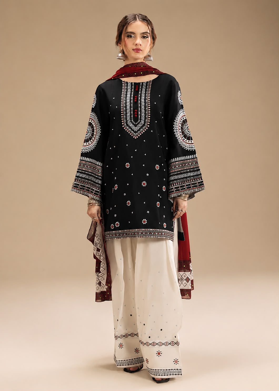 Unstitched Embroidered Lawn 3 - PC