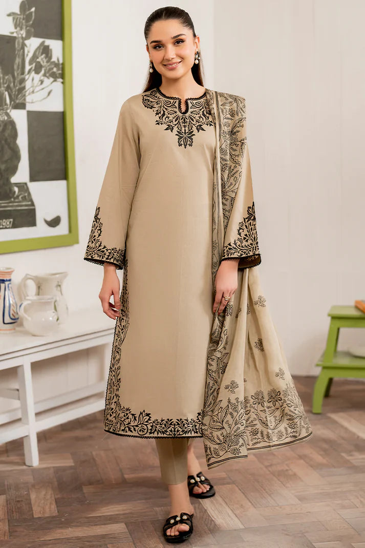 Unstitched Embroidered Lawn 3 - PC